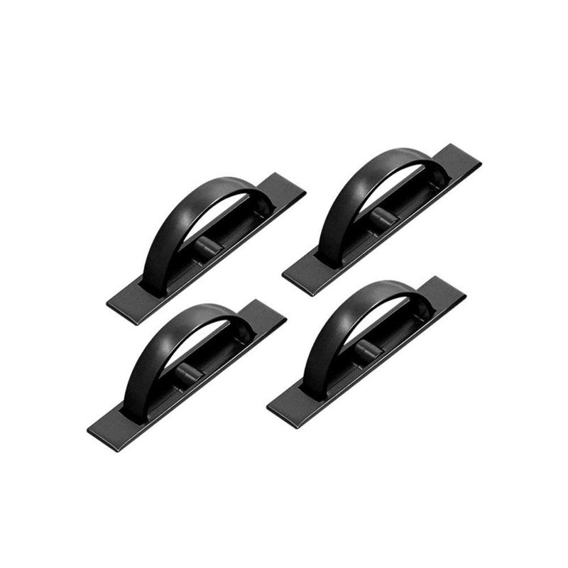 DEVILMAYCARE DayCount Pack of 2 Invisible Cabinet Drawer Handle Rotating Zinc Alloy Hidden Grip Pulls Handles Hardware for Cabinet, Wardrobe, Tatami and Drawer (Black) - Image 2